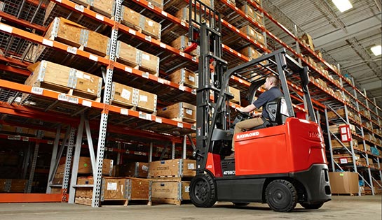 sit down forklift truck