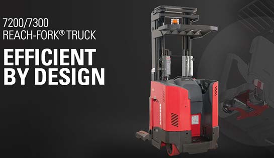 Reach truck, Raymond reach-fork, Raymond reach truck, narrow aisle forklift