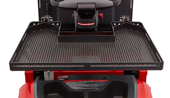 pallet jack compartment