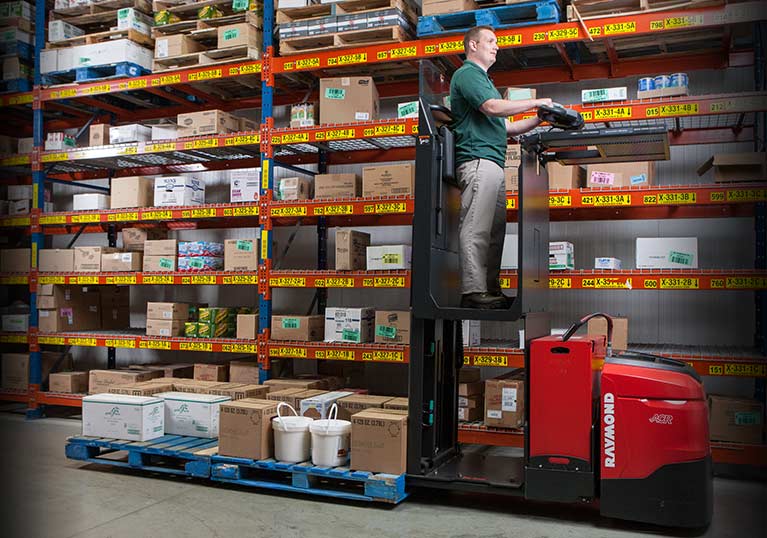 pallet jack compartment