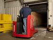 Raymond 8900 Riding Pallet Truck with PowerSteer