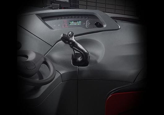 Raymond sidestance reach truck control handle