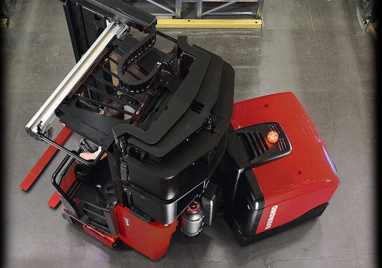 turret truck, swing reach truck