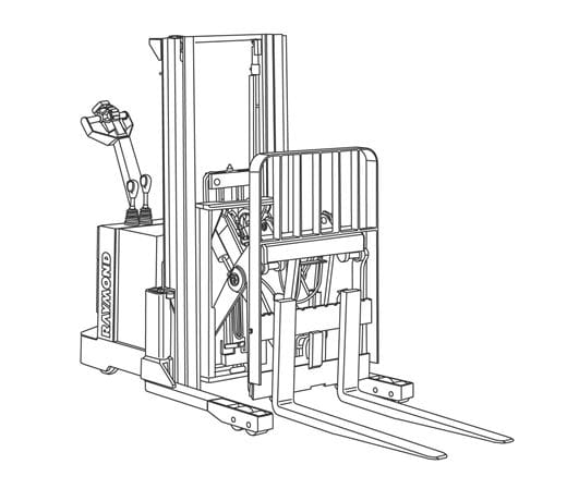 Raymond RRS Walkie Reach Stacker Truck